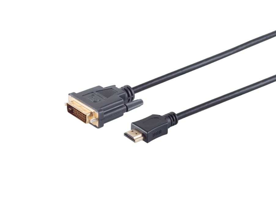 Bayko BASIC HDMI/DVI-D (24+1) Anschlusskabel Stecker/Stecker, FULL HD, schwarz, 7,5m