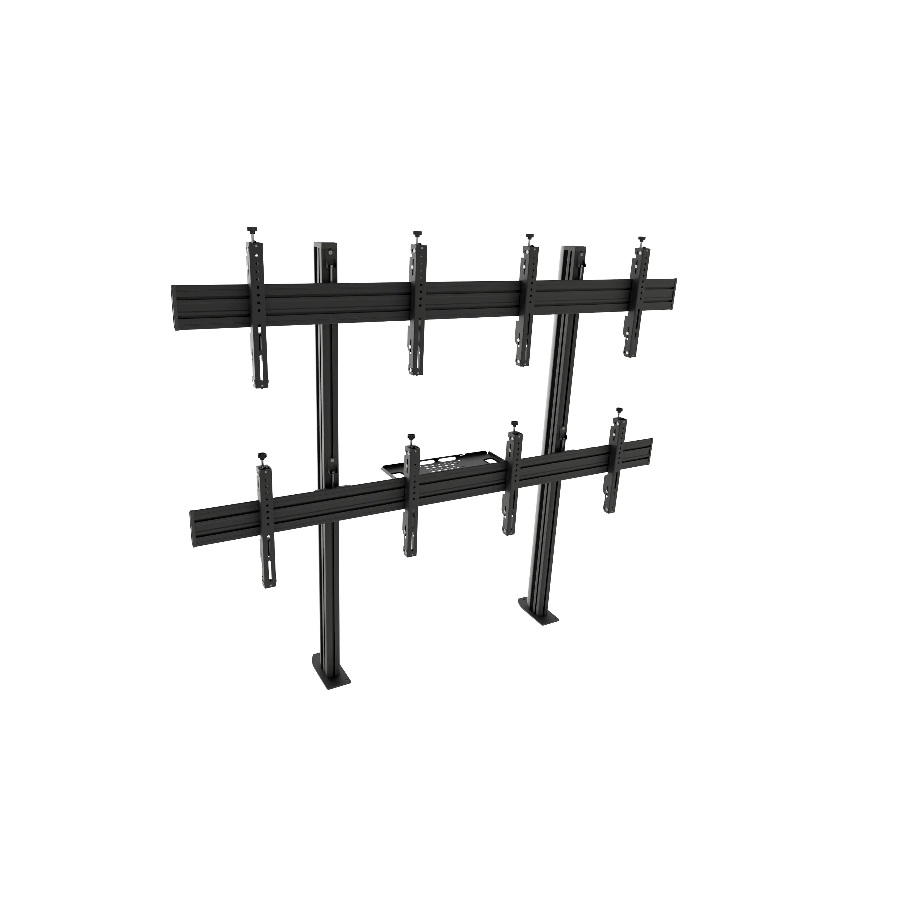 edbak - Video Wall Bolt Down Stand, modular 2x2, für 49"-57" Bildschirme, Querformat