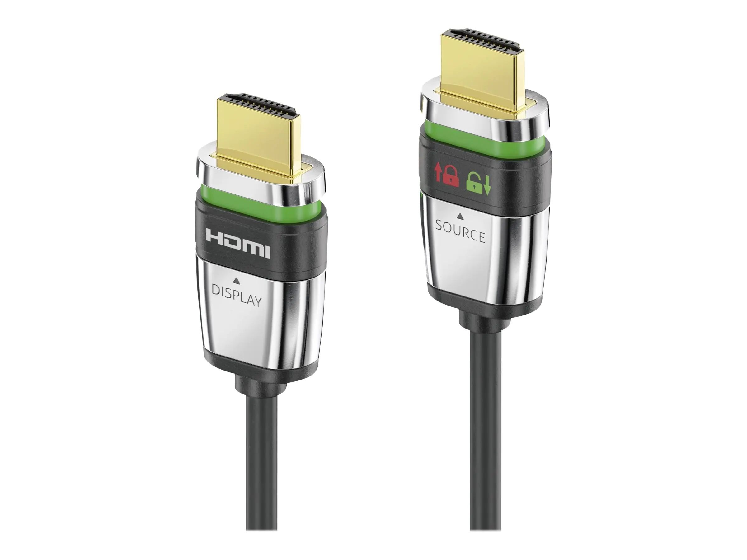 PureLink FiberX Series FX-I375 - Ultra High Speed - HDMI-Kabel - HDMI männlich zu HDMI männlich - 30 m - Geschützter Hybridkupfer/Faseroptik - Schwarz - rund, unterstützt 8K 60 Hz (7680 x 4320)