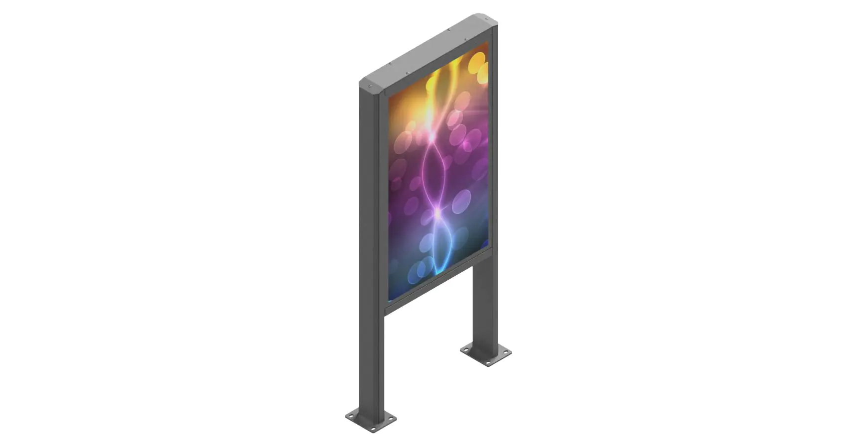 edbak - Hochformat-Kiosk55" Samsung LH55OHF  für den Außenbereich 