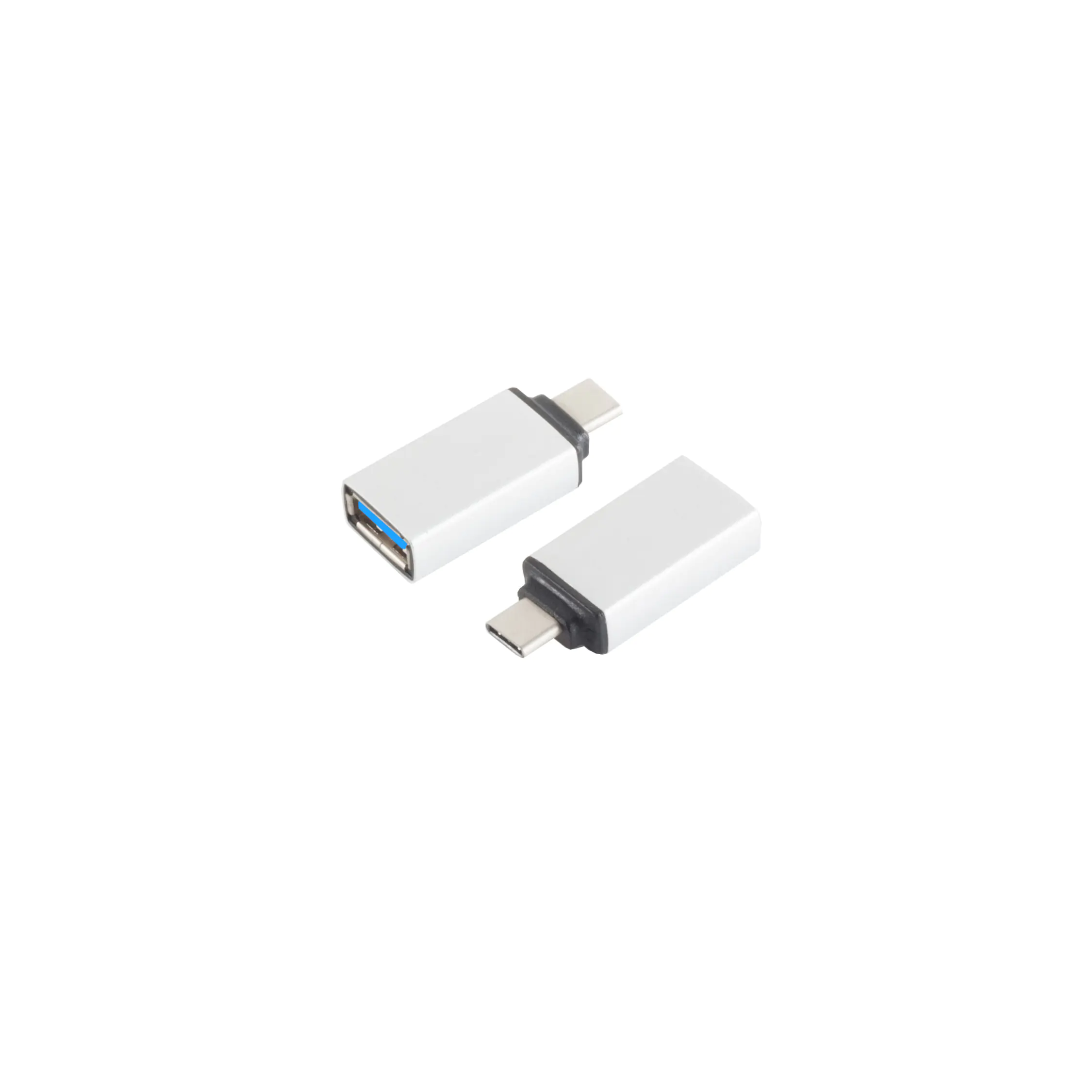 Bayko PRO USB 3.0/USB-C 3.1 Adapter Buchse/Stecker, 5Gbps, Metall, silber