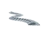 Bachmann KABELSCHLANGE Pro - Flexible Kabelleitung - 1 m - Silber