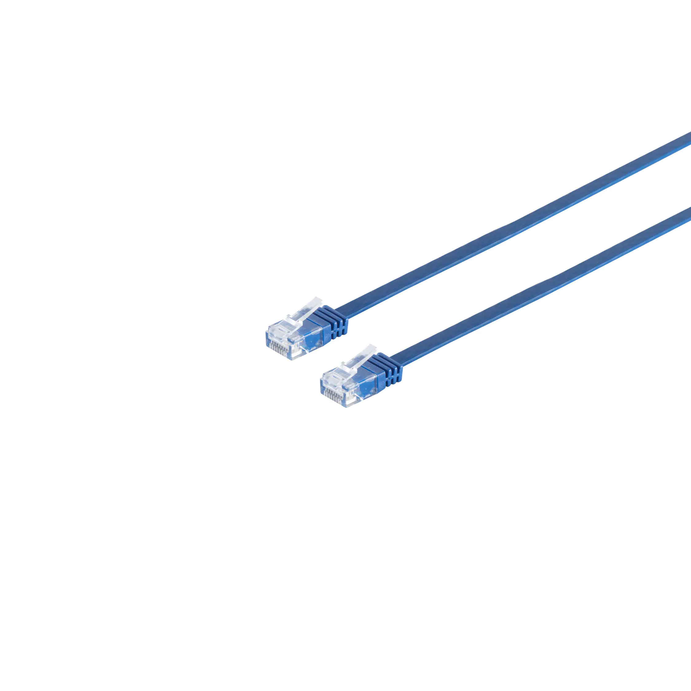 Bayko ultra flache Patchkabel U/UTP Cat 6 blau 1,0m