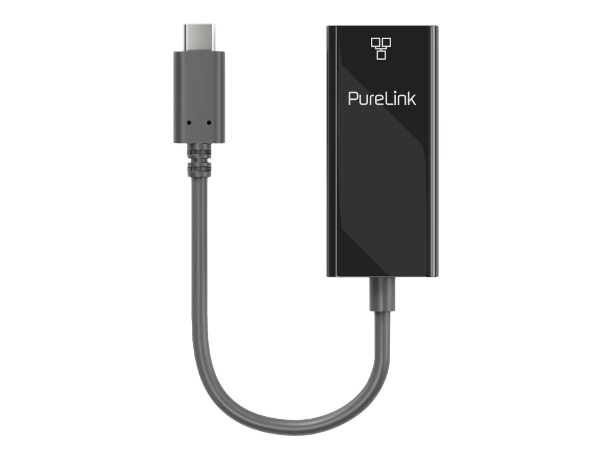 PureLink iSeries - Netzwerkadapter - USB-C - Gigabit Ethernet x 1 - Schwarz