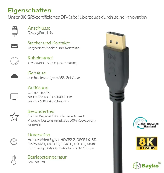 Bayko LWL Patchkabel LC/LC Duplex 50/125µm OM4 erikaviolett 2m