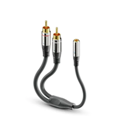 PureLink sonero 2x Cinch auf 3.5mm Audio Adapter Kabel 0.25m Klinke AudioAdapter 0 - Adapter - Audi