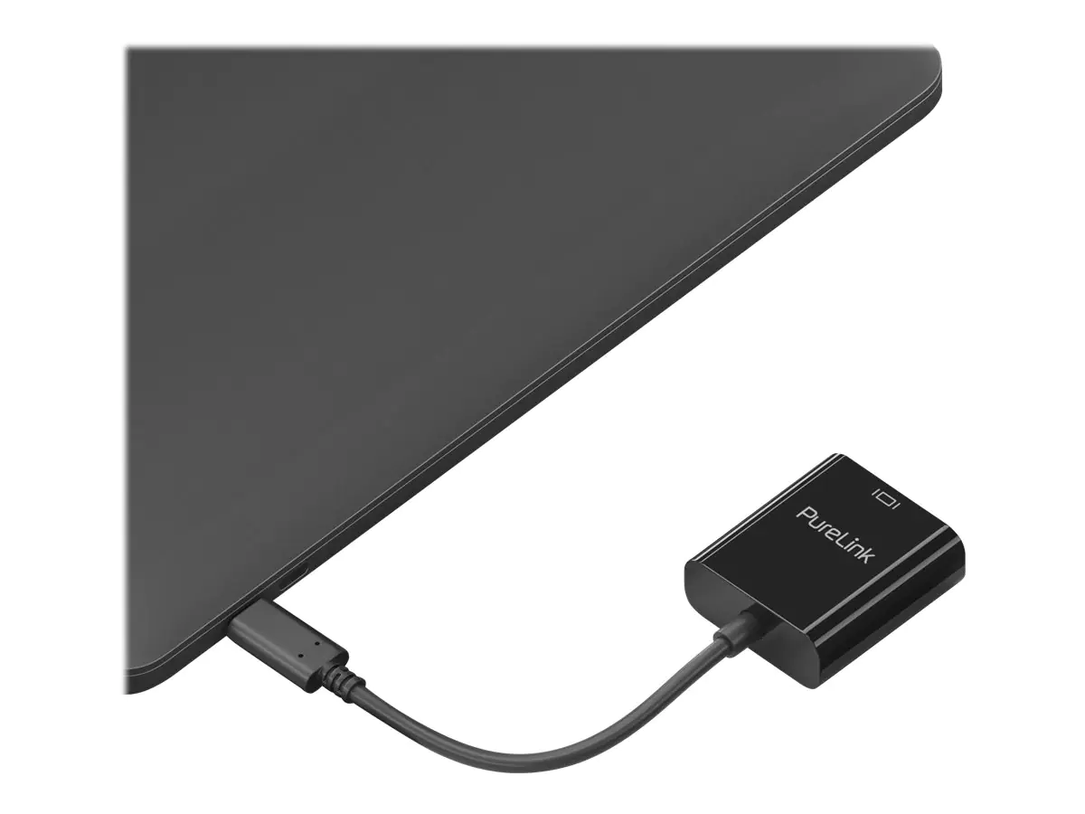 PureLink iSeries - USB/DisplayPort-Adapter - USB-C (M) zu DisplayPort (W) - 10 cm - 2160p-Unterstützung - Schwarz