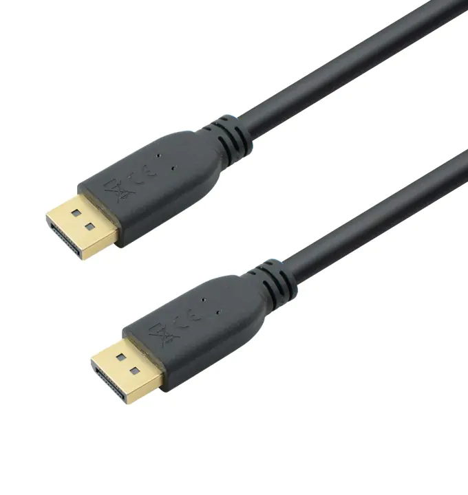 Bayko GREEN PERFORMANCE DisplayPort 1.4 Anschlusskabel, Stecker/Stecker, ULTRA HD 8K, GRS-zertifiziert, schwarz 3m