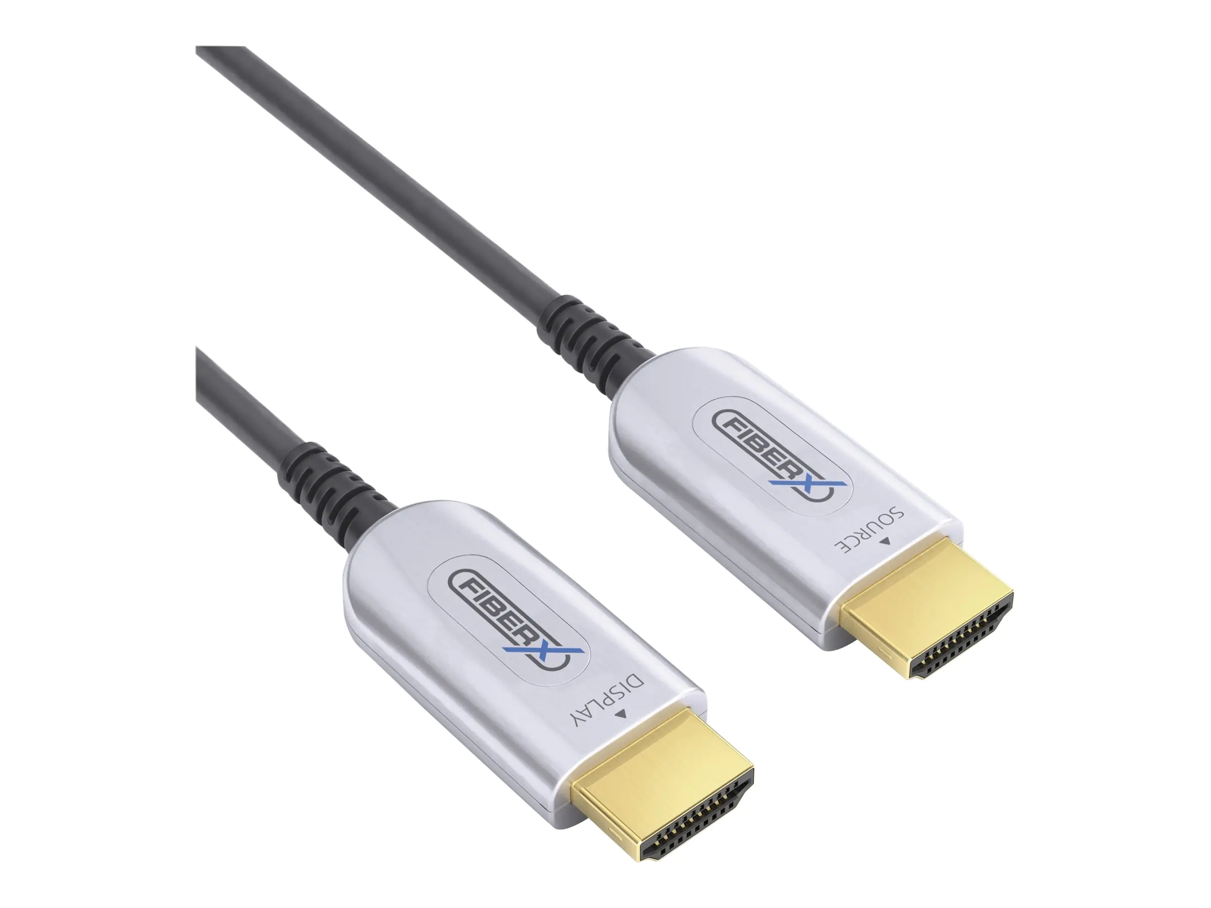 PureLink FiberX Series FX-I350 - HDMI-Kabel - HDMI männlich bis HDMI männlich - 25 m - Hybrid Kupfer/Kohlefaser - Schwarz - 4K Unterstützung