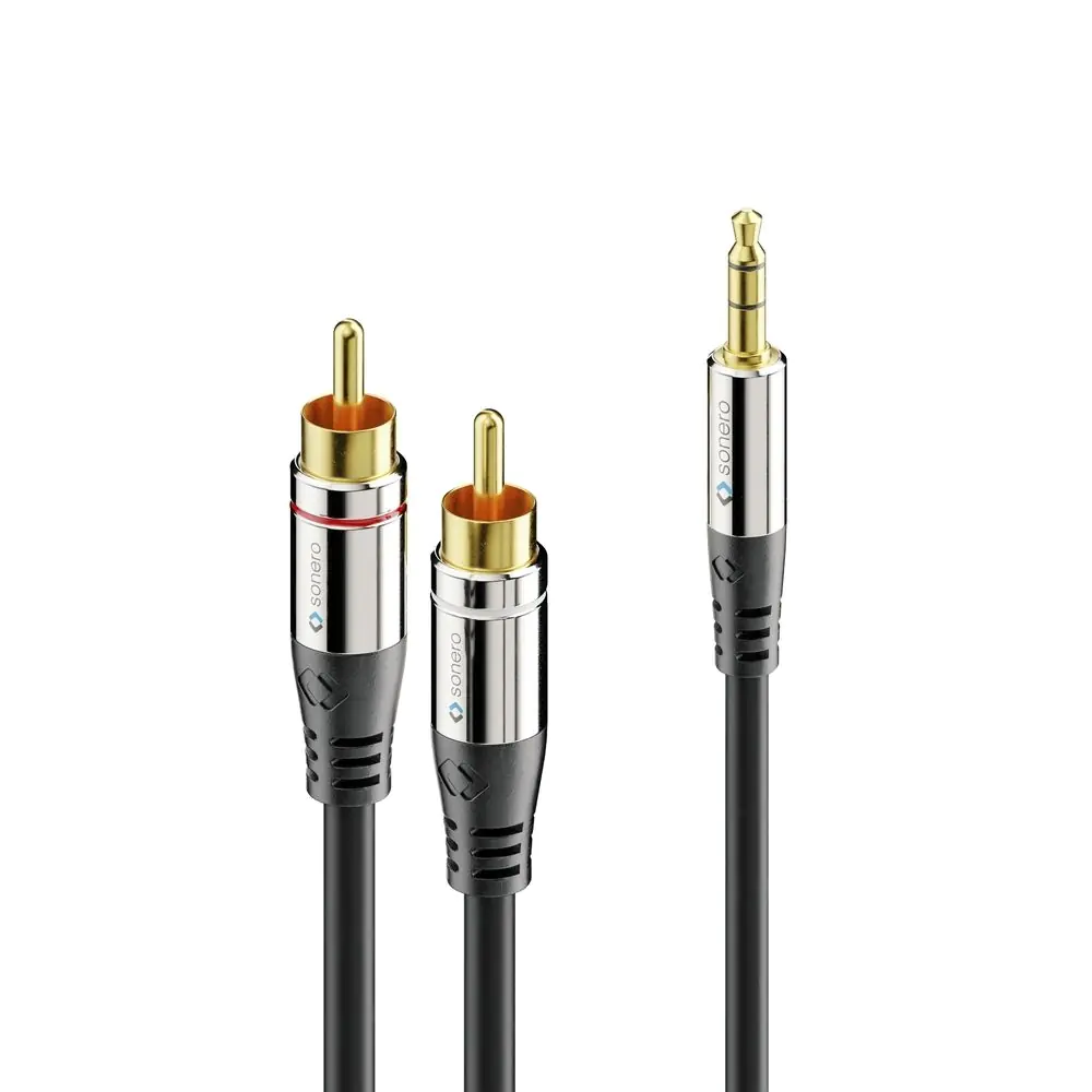 Sonero 2x Cinch auf 3,5mm Audio Kabel 2,0m