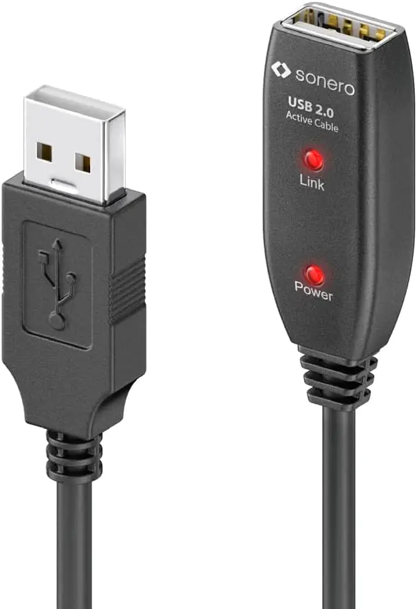 PureLink sonero USB 2.0 Aktive Verlängerung A-Stecker auf A-Buchse schwarz - 5 - Digital/Daten