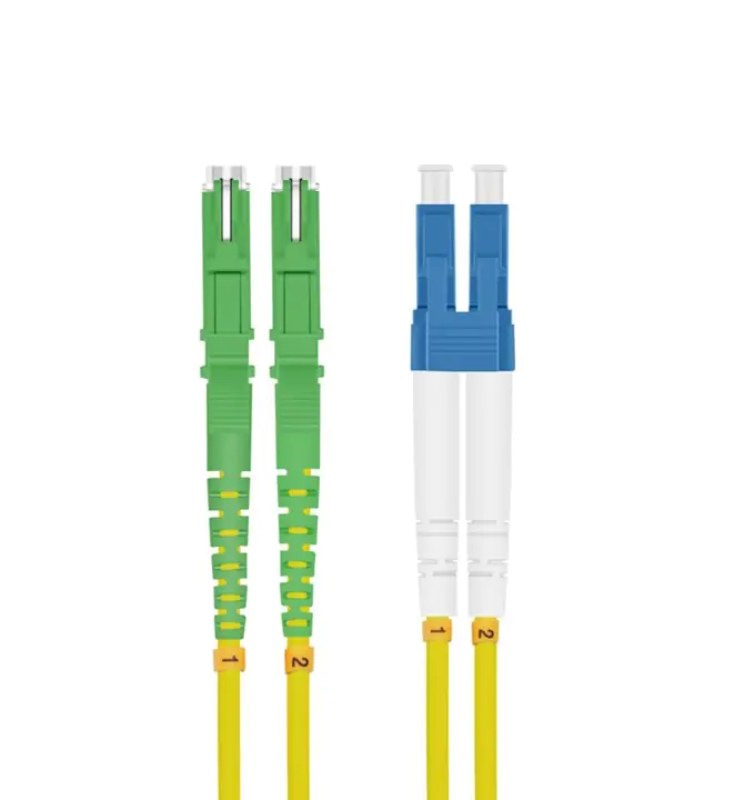 Bayko LWL Patchkabel E2000/APC (LSH)/LC Duplex OS2 9/125µm, gelb 5,0m