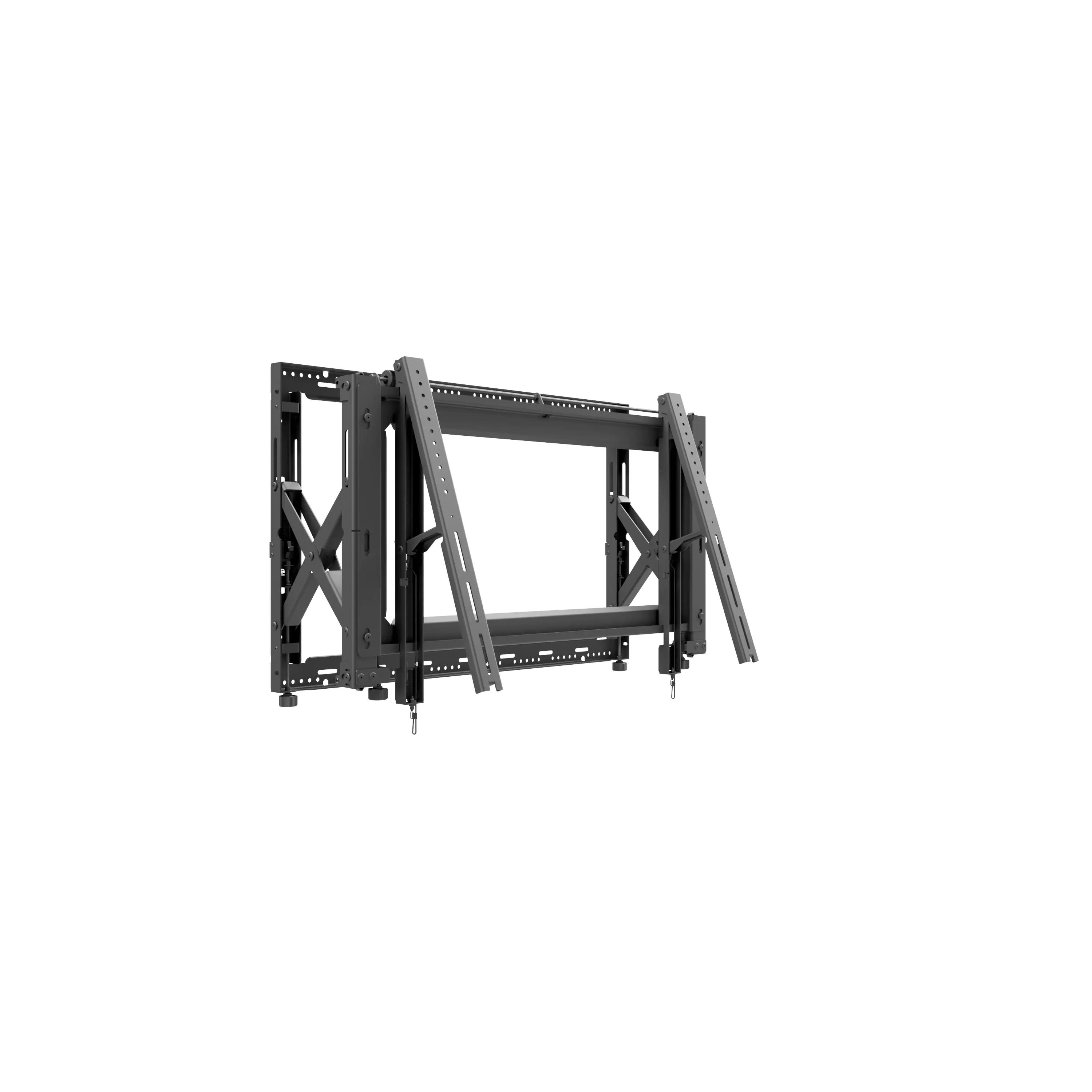 edbak - Video Wall Pop-Out-Halterung mit Schnellspanner für 70"-98" Bildschirme, Querformat