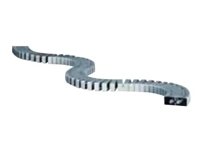 Bachmann KABELSCHLANGE FLEX II - Flexible Kabelleitung - 1 m - Silber