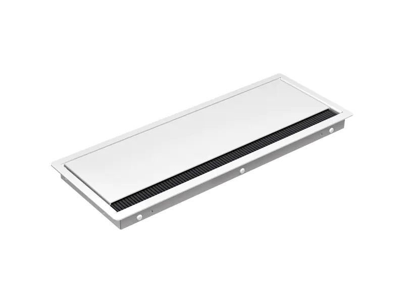 Bachmann CONI COVER long - Abdeckung für versenkten Anschluss - RAL 9010, Satin White