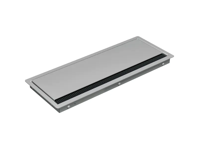 Bachmann CONI COVER long - Abdeckung für versenkten Anschluss - silbergrau, RAL 9006