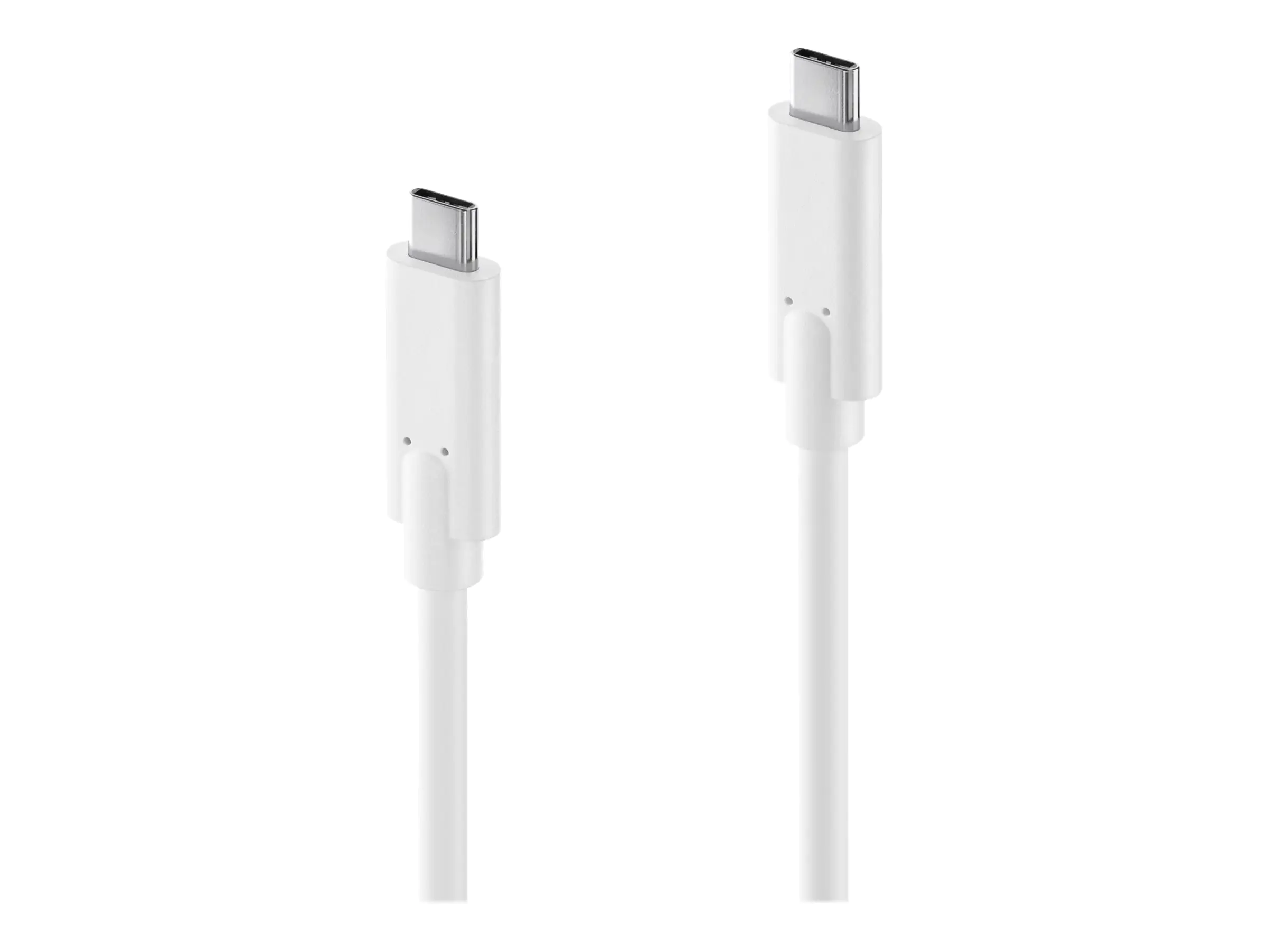 PureLink iSeries Premium - USB-Kabel - USB-C (M) zu USB-C (M) - USB 3.1 Gen 1 - 1.5 m - rund - weiß