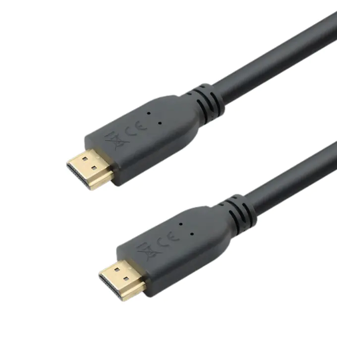 Bayko GREEN PERFORMANCE HDMI 2.0 Anschlusskabel, Stecker/Stecker, ULTRA HD 4K, GRS-zertifiziert, schwarz, 2m